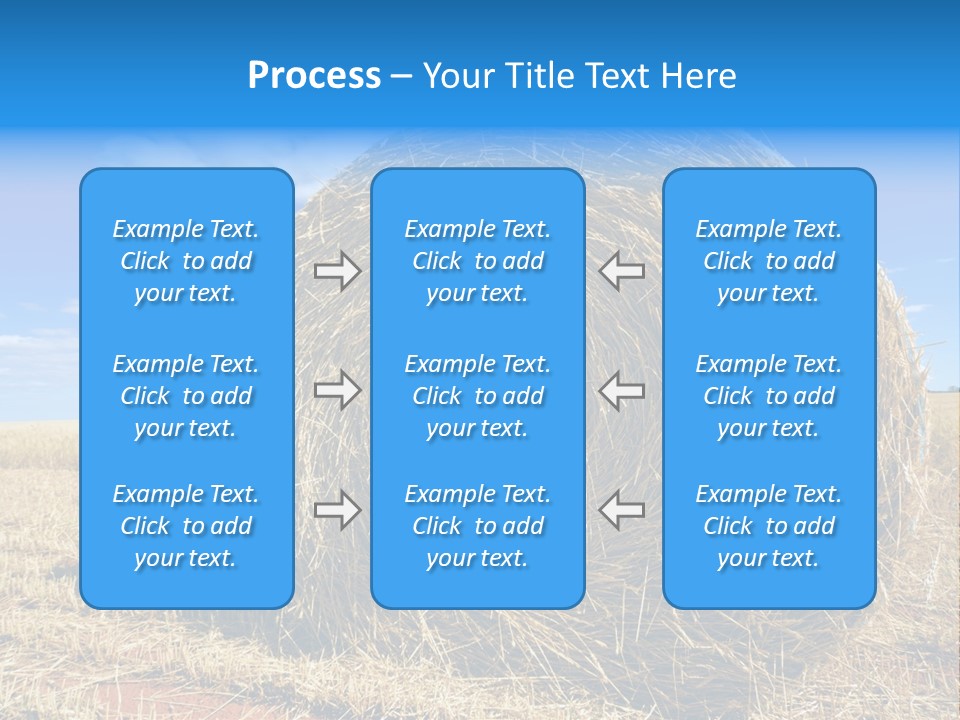 Round Yield Outdoor PowerPoint Template