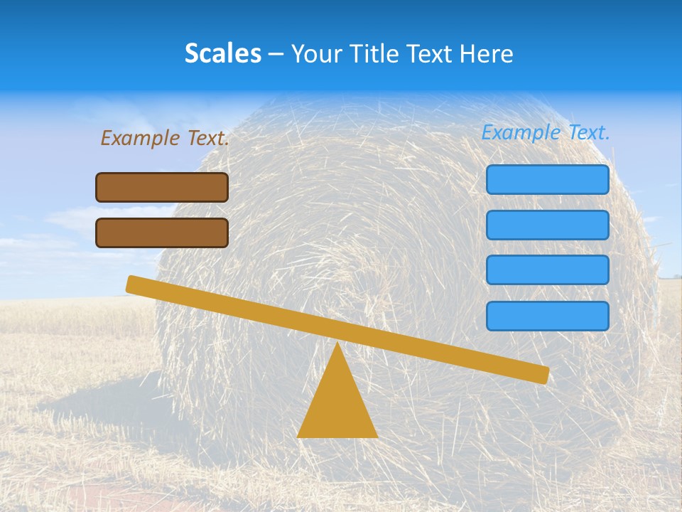 Round Yield Outdoor PowerPoint Template