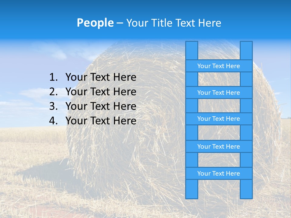 Round Yield Outdoor PowerPoint Template