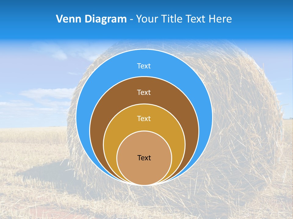 Round Yield Outdoor PowerPoint Template