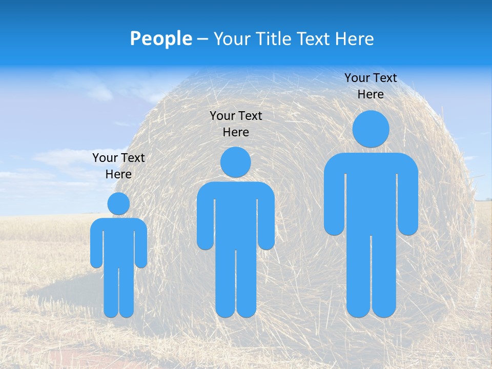 Round Yield Outdoor PowerPoint Template