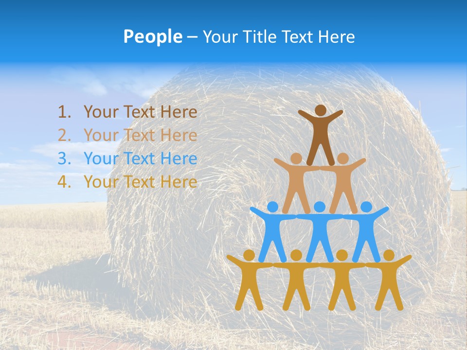 Round Yield Outdoor PowerPoint Template