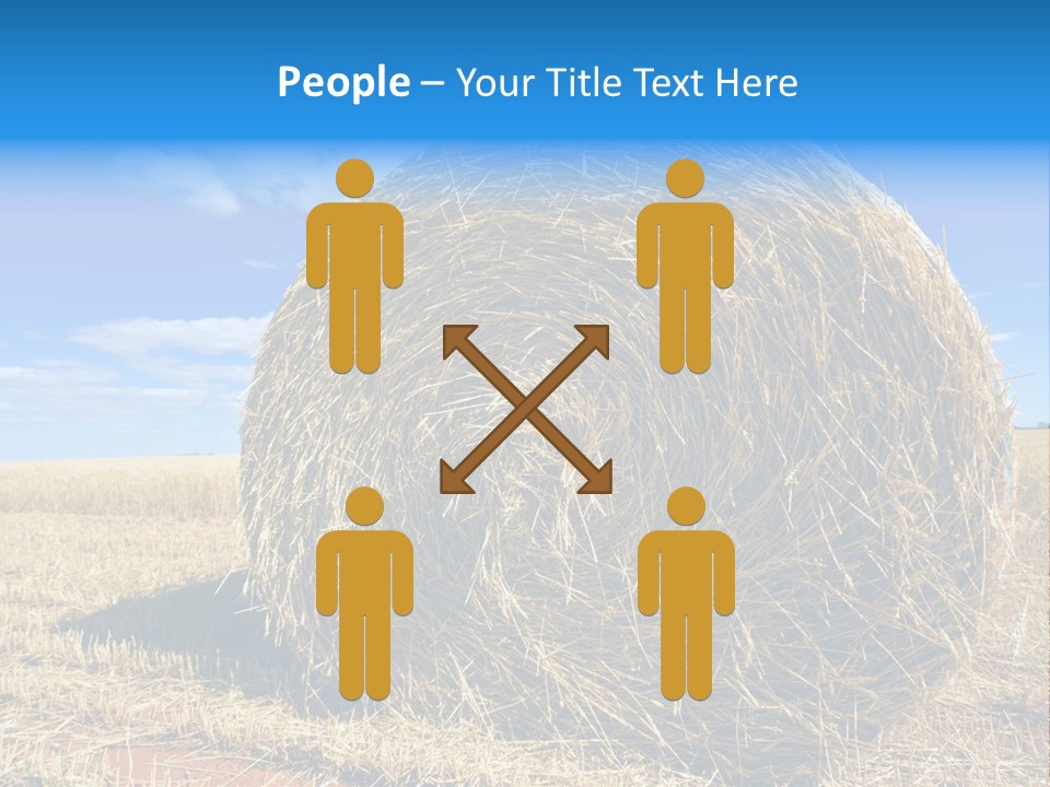 Round Yield Outdoor PowerPoint Template