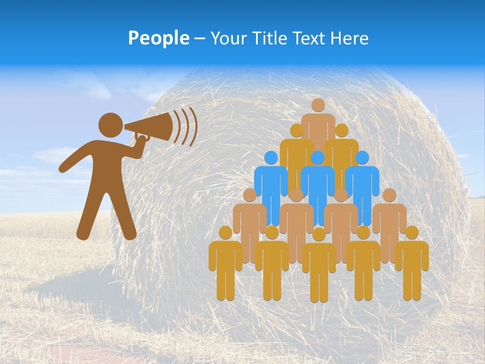 Round Yield Outdoor PowerPoint Template