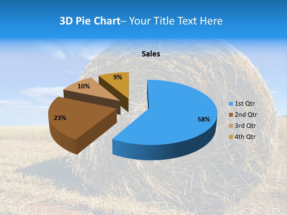 Round Yield Outdoor PowerPoint Template