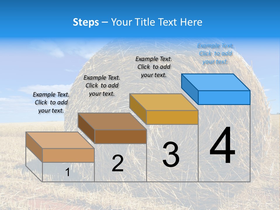 Round Yield Outdoor PowerPoint Template