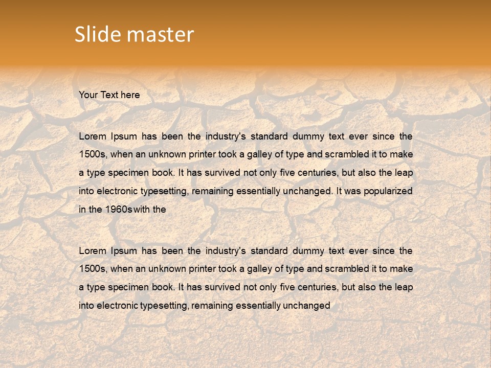 Full Frame Horizontal Dry PowerPoint Template