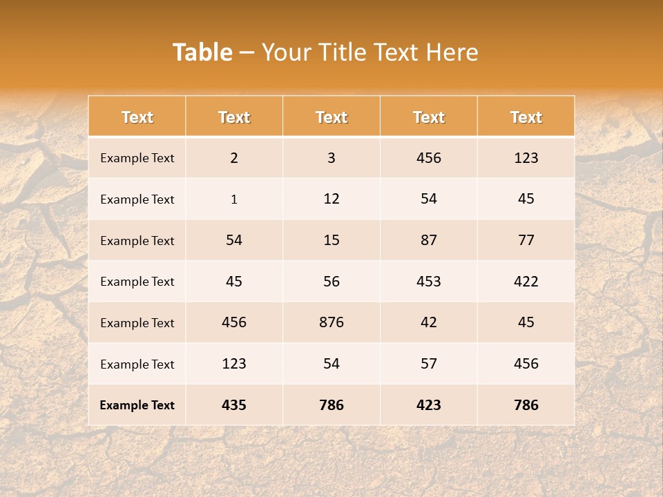 Full Frame Horizontal Dry PowerPoint Template