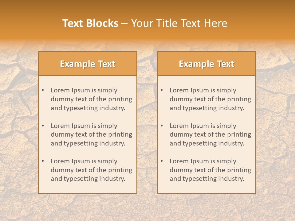 Full Frame Horizontal Dry PowerPoint Template