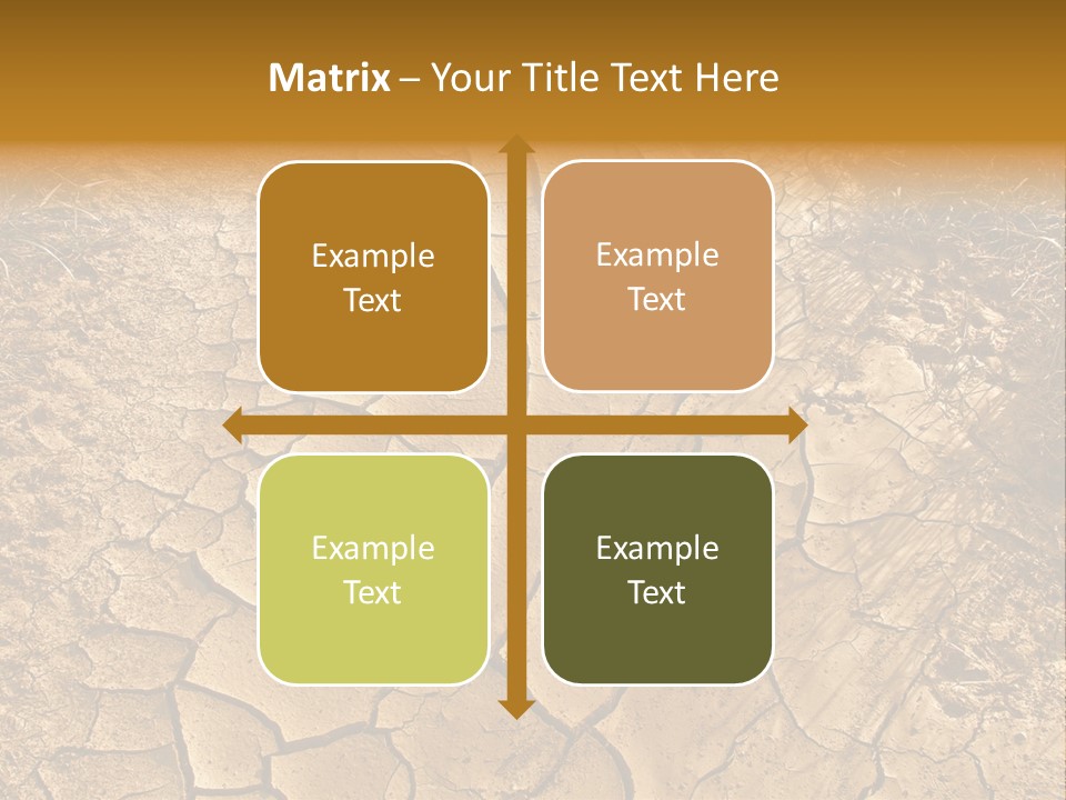 Backgrounds Closeup Mud PowerPoint Template