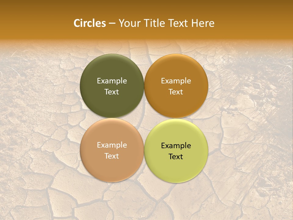 Backgrounds Closeup Mud PowerPoint Template