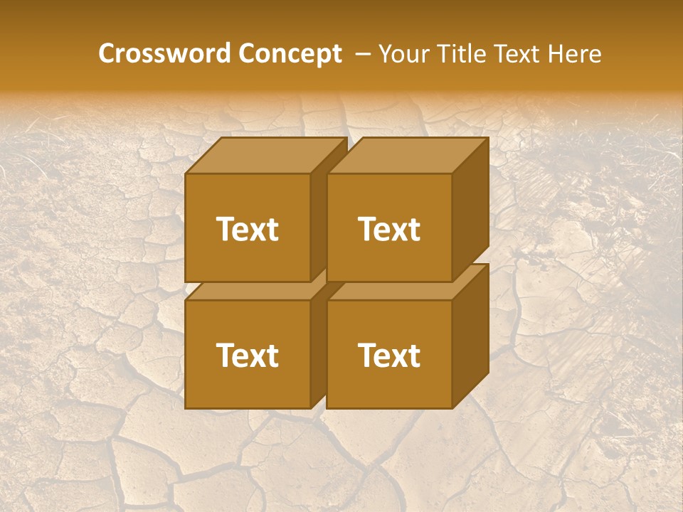 Backgrounds Closeup Mud PowerPoint Template