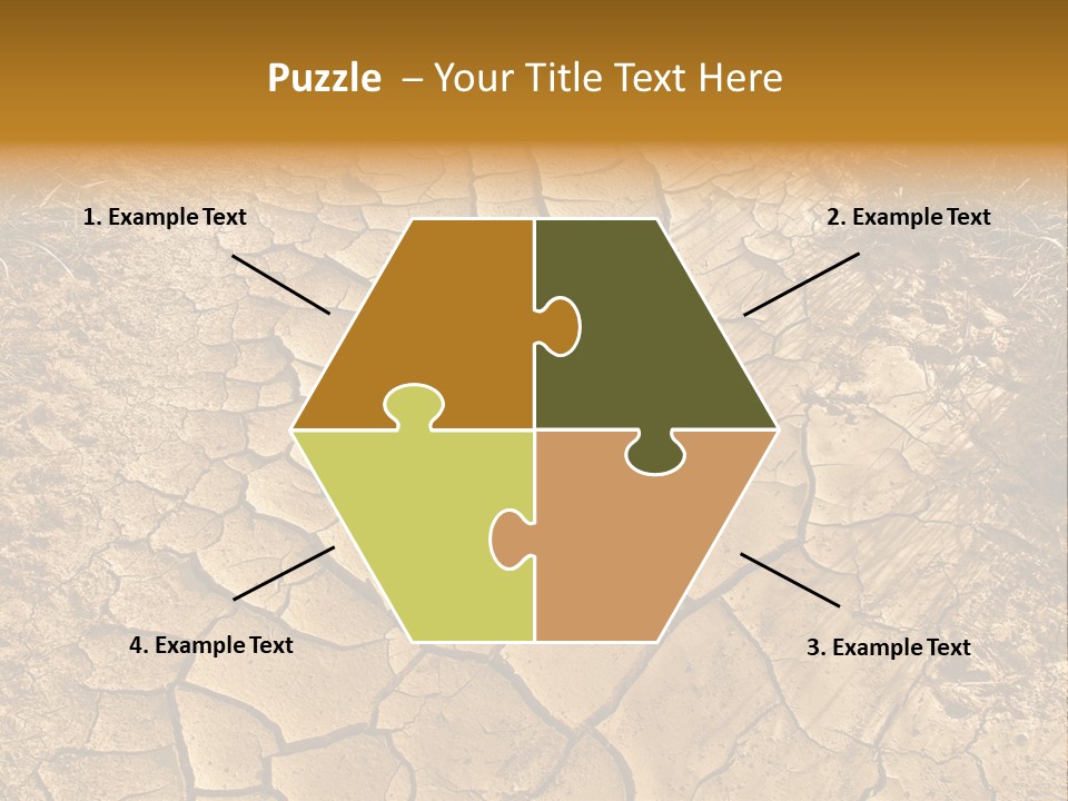 Backgrounds Closeup Mud PowerPoint Template