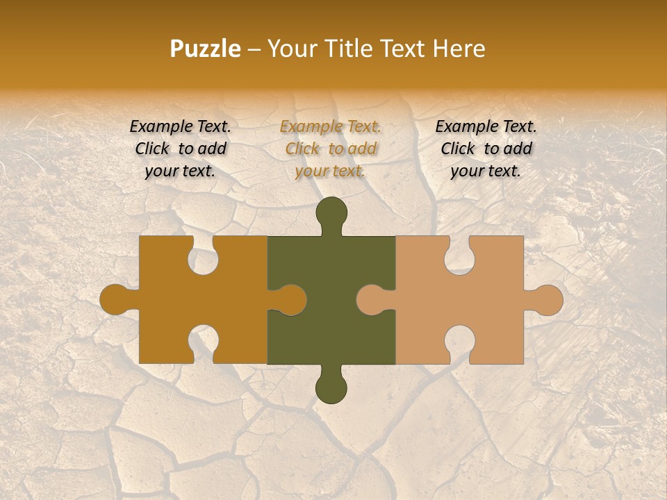 Backgrounds Closeup Mud PowerPoint Template