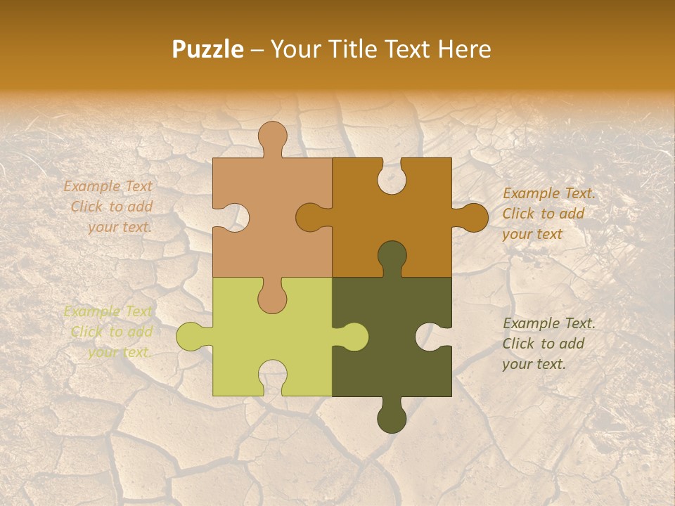 Backgrounds Closeup Mud PowerPoint Template