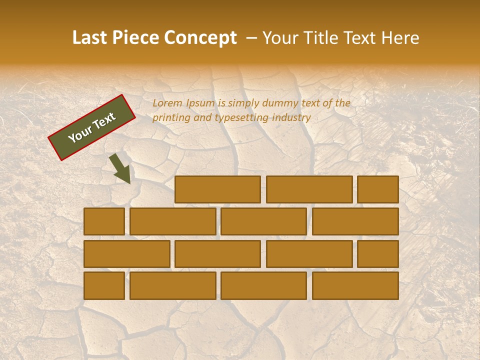 Backgrounds Closeup Mud PowerPoint Template