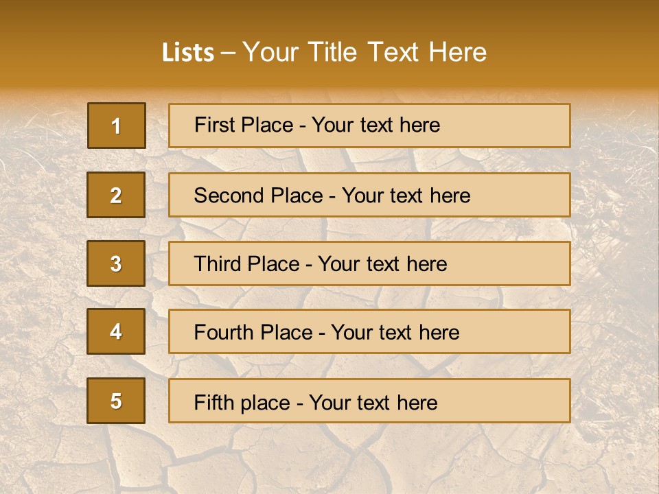 Backgrounds Closeup Mud PowerPoint Template