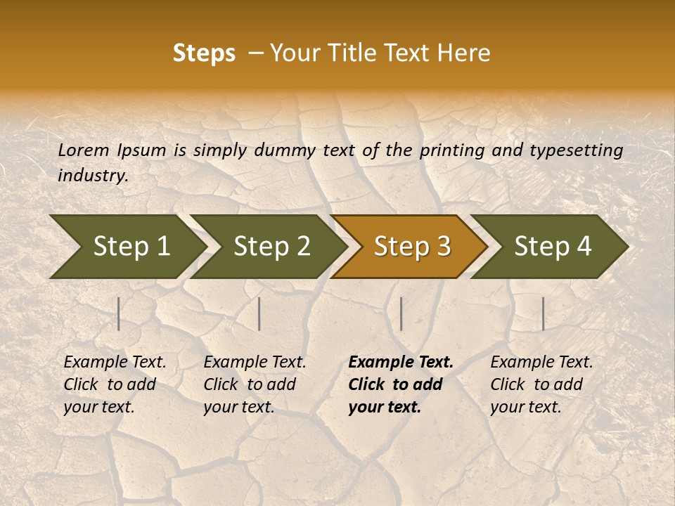 Backgrounds Closeup Mud PowerPoint Template