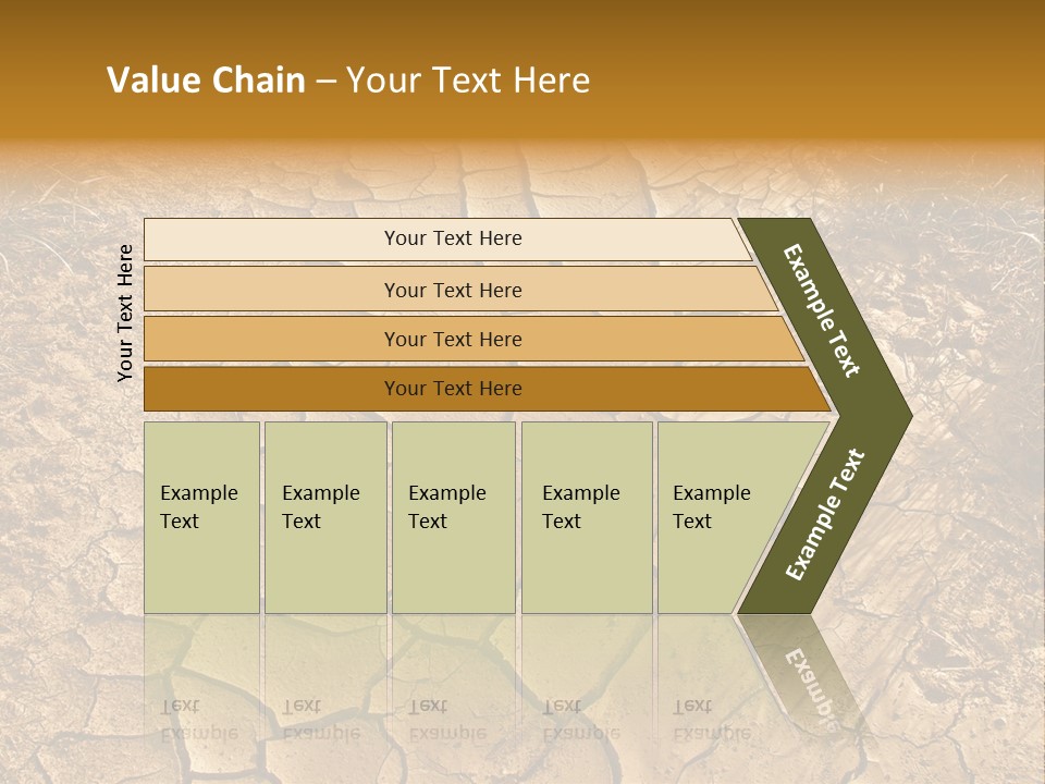 Backgrounds Closeup Mud PowerPoint Template