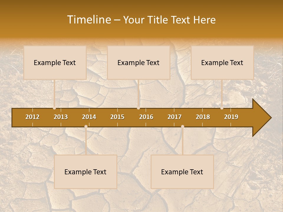 Backgrounds Closeup Mud PowerPoint Template