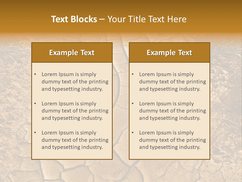 Backgrounds Closeup Mud PowerPoint Template
