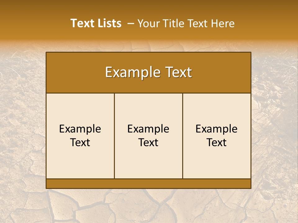 Backgrounds Closeup Mud PowerPoint Template