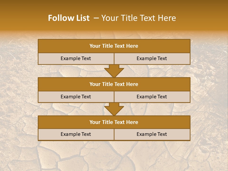 Backgrounds Closeup Mud PowerPoint Template