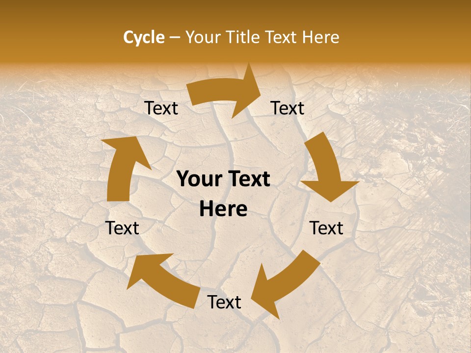 Backgrounds Closeup Mud PowerPoint Template