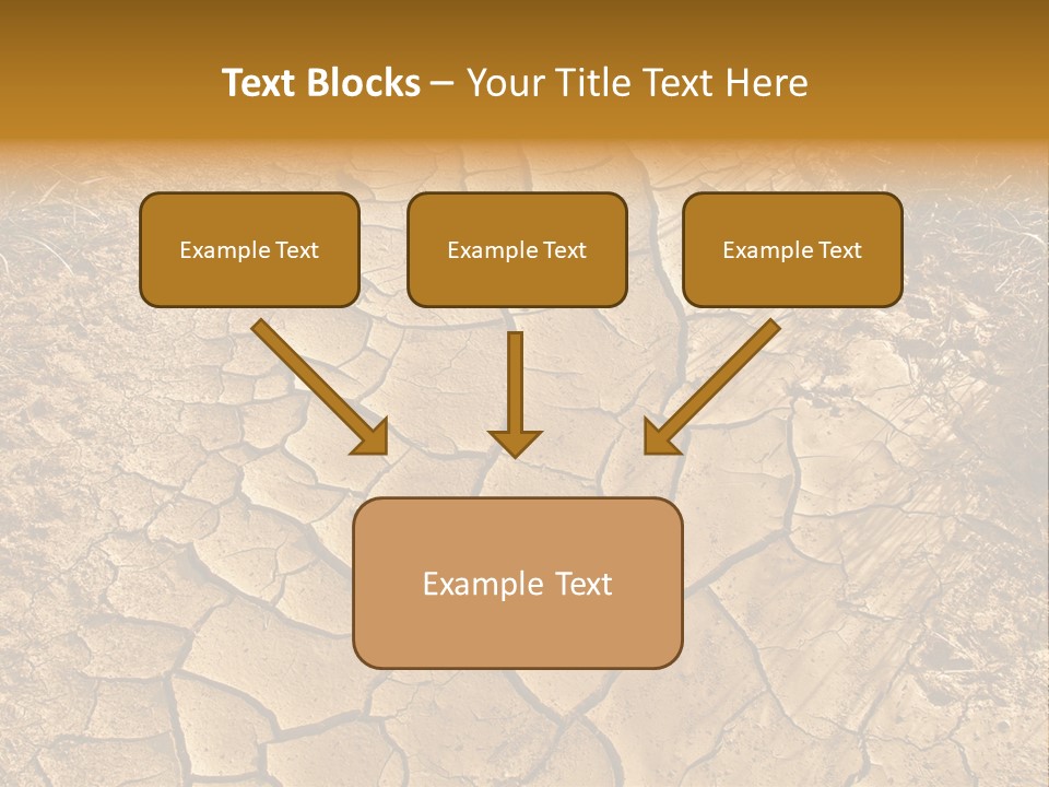 Backgrounds Closeup Mud PowerPoint Template