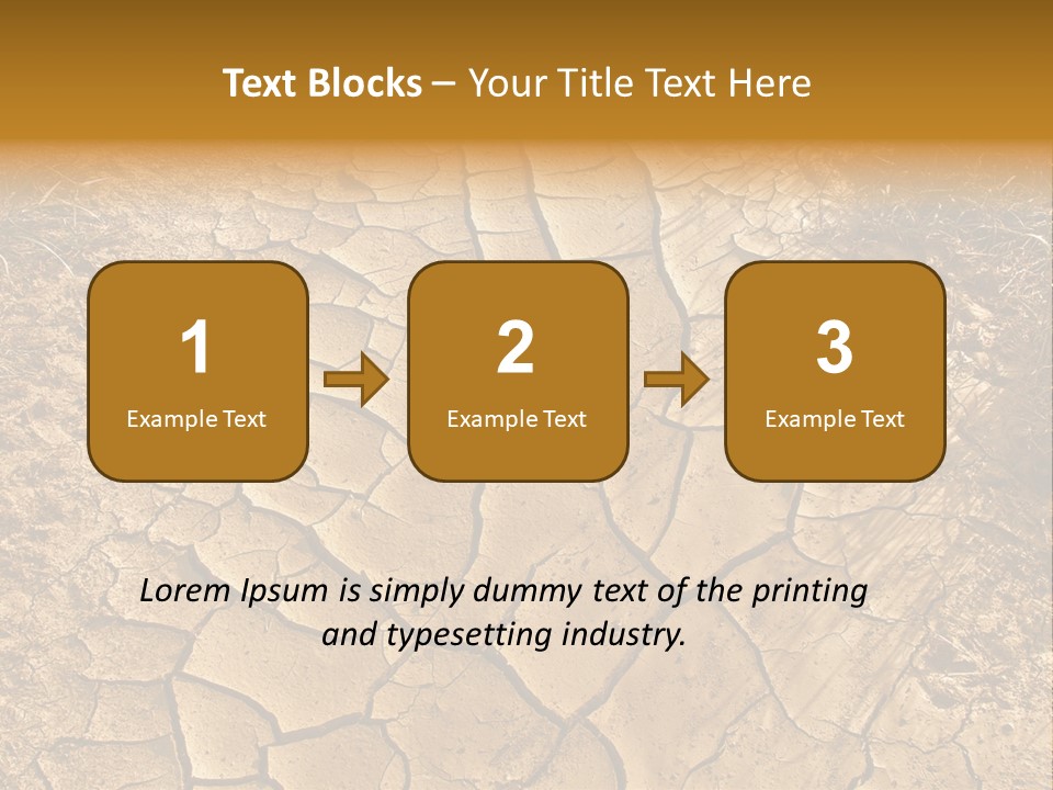 Backgrounds Closeup Mud PowerPoint Template