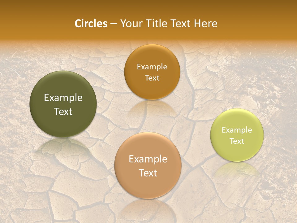 Backgrounds Closeup Mud PowerPoint Template