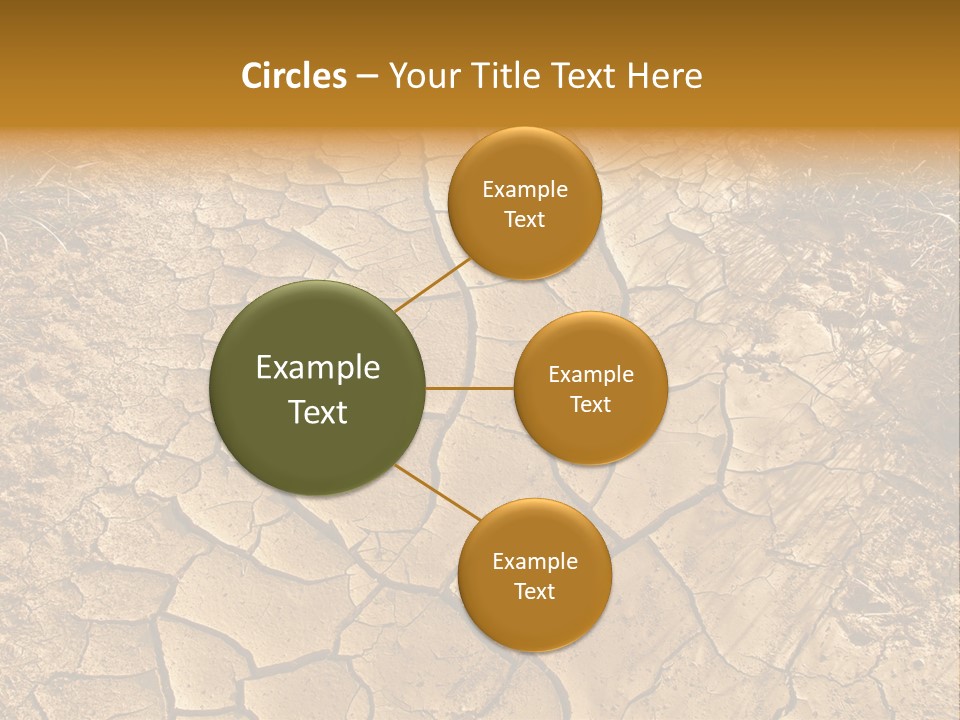 Backgrounds Closeup Mud PowerPoint Template