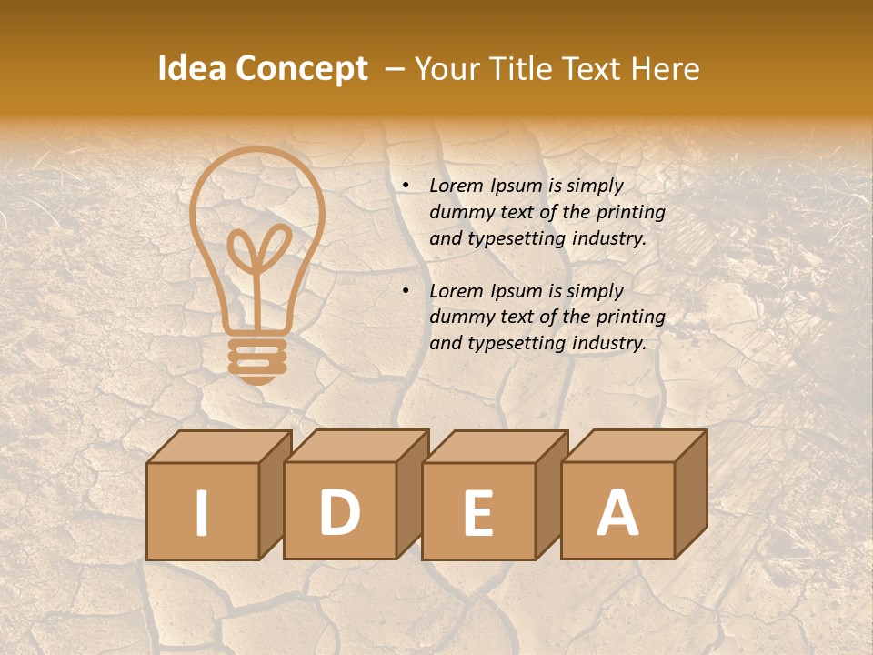 Backgrounds Closeup Mud PowerPoint Template