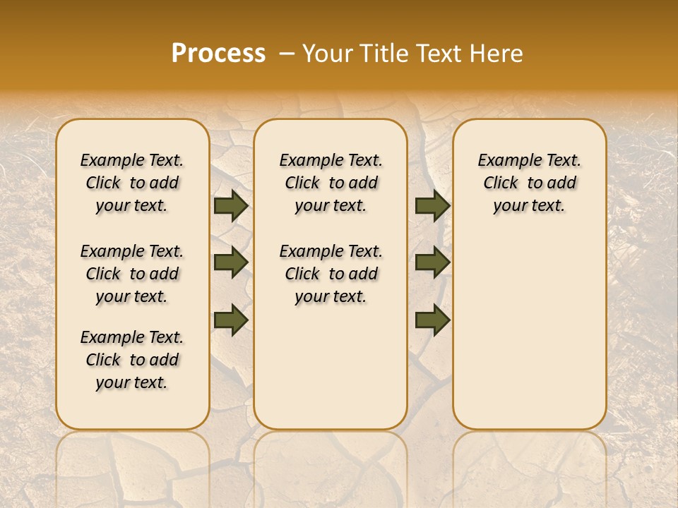 Backgrounds Closeup Mud PowerPoint Template