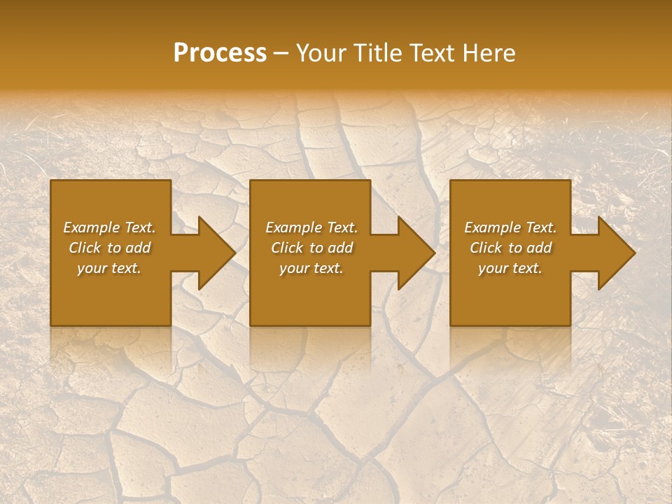 Backgrounds Closeup Mud PowerPoint Template