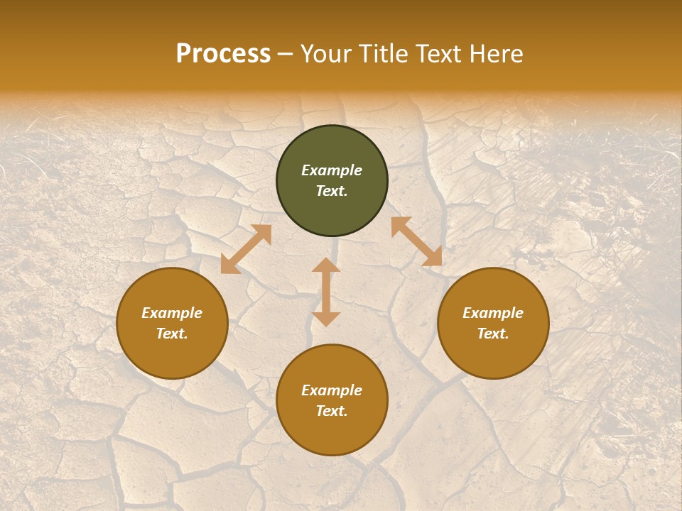 Backgrounds Closeup Mud PowerPoint Template