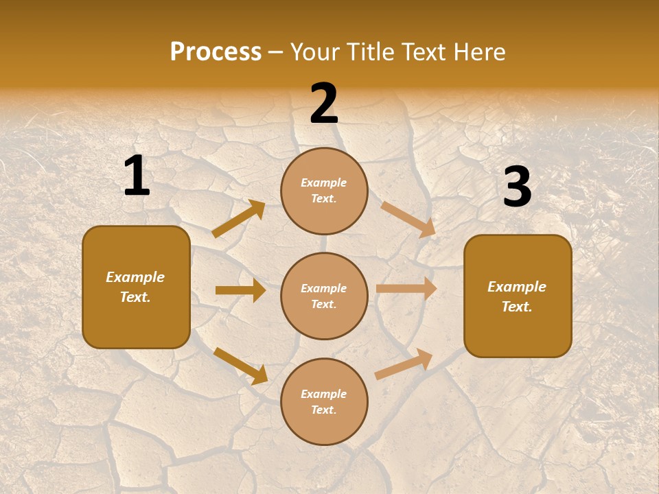 Backgrounds Closeup Mud PowerPoint Template