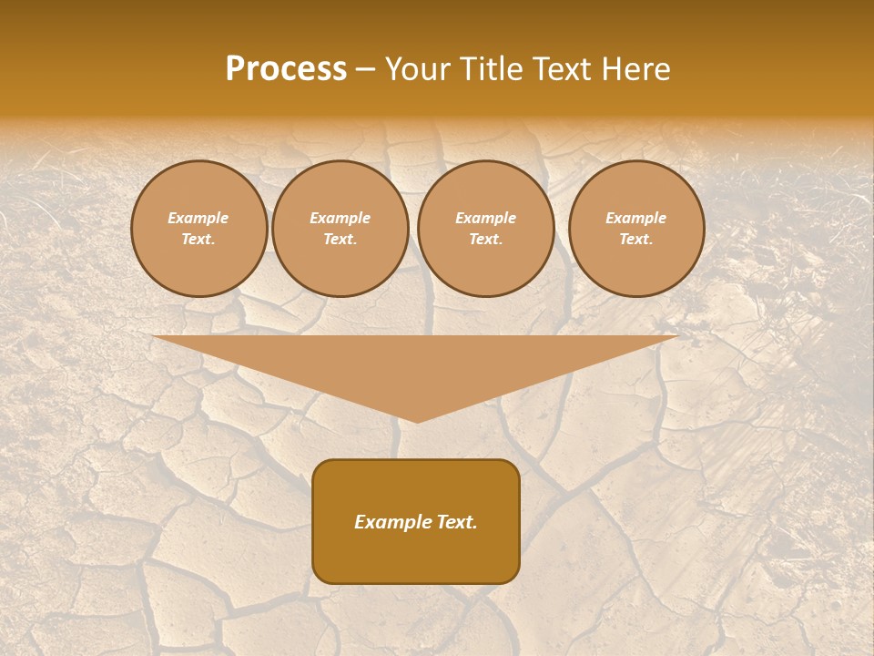 Backgrounds Closeup Mud PowerPoint Template