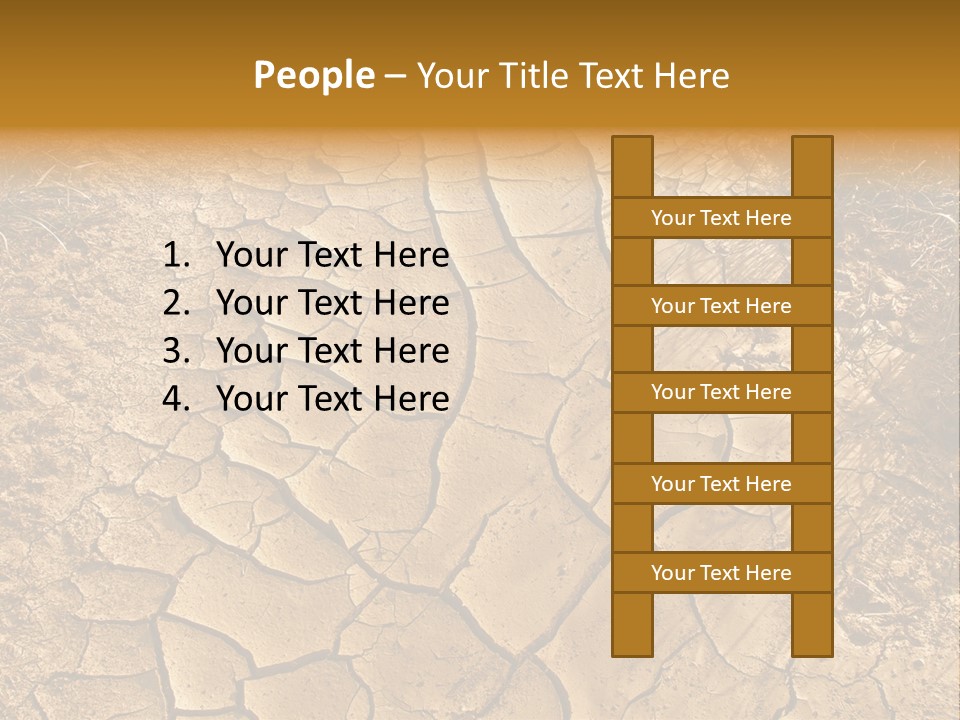 Backgrounds Closeup Mud PowerPoint Template