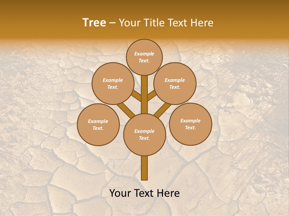 Backgrounds Closeup Mud PowerPoint Template