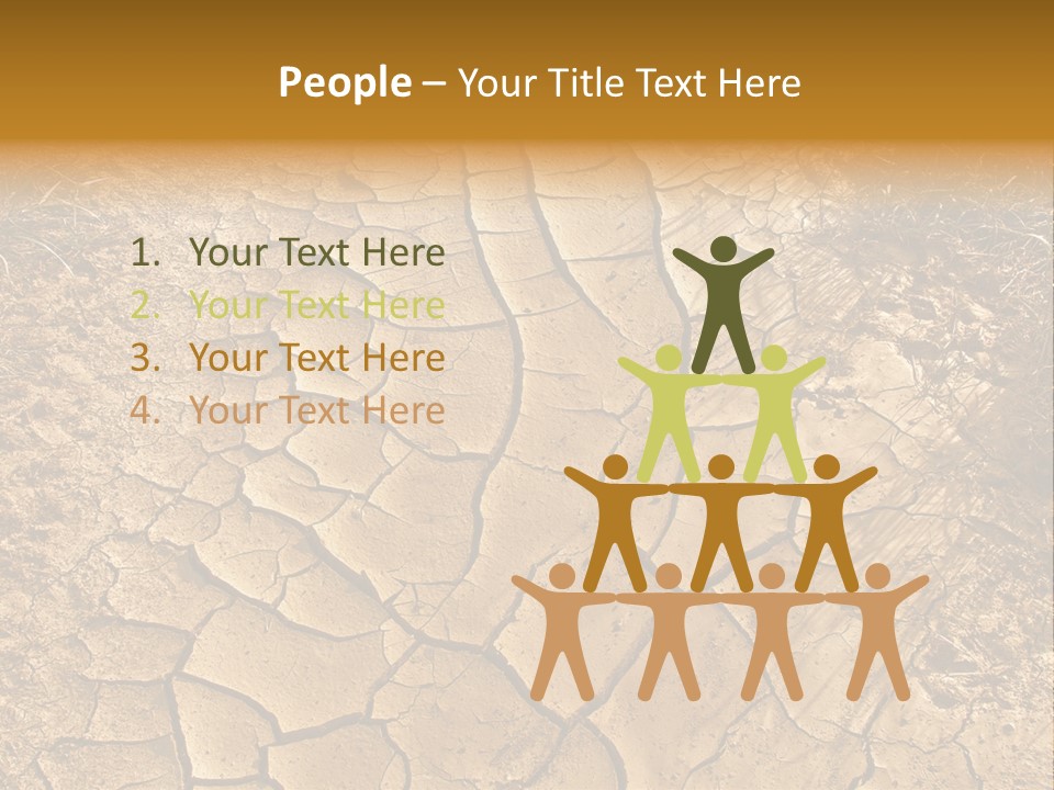 Backgrounds Closeup Mud PowerPoint Template