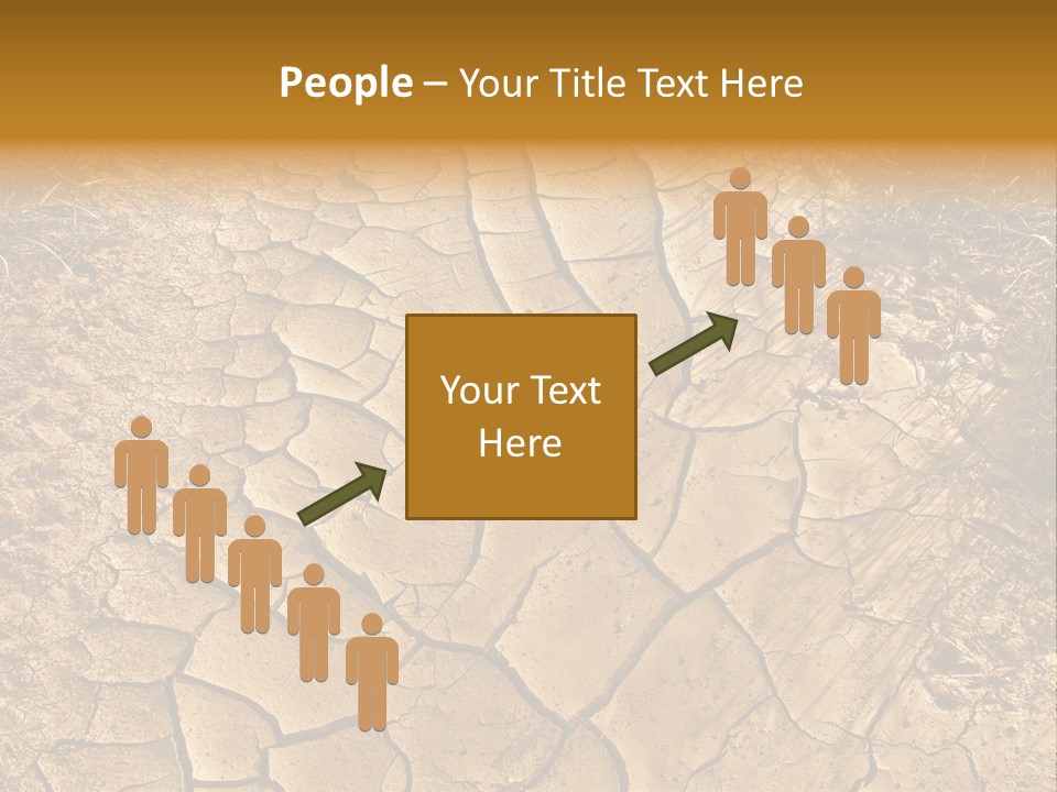 Backgrounds Closeup Mud PowerPoint Template