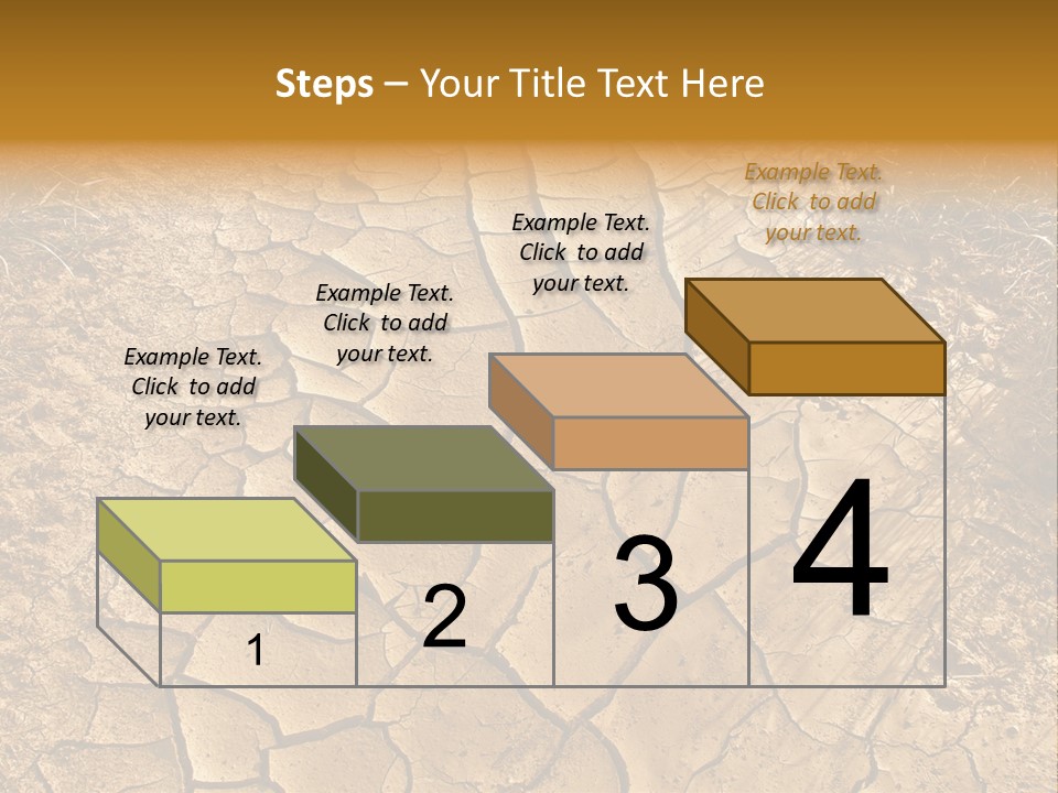Backgrounds Closeup Mud PowerPoint Template