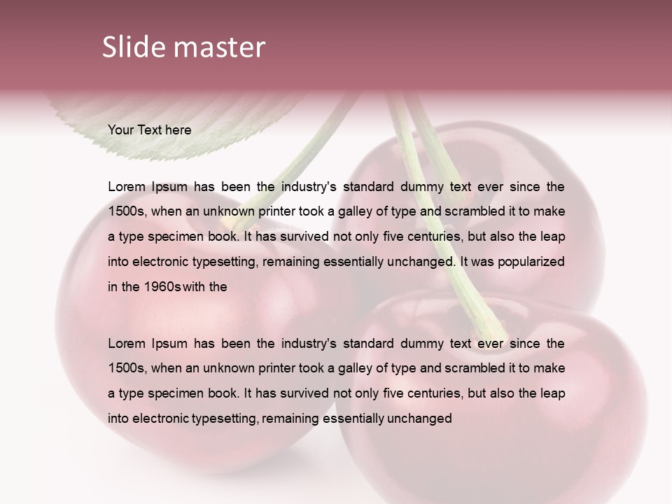 Nature Berry Sweet PowerPoint Template