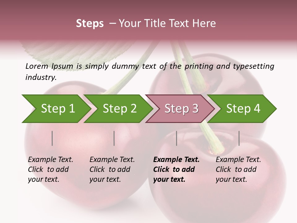Nature Berry Sweet PowerPoint Template