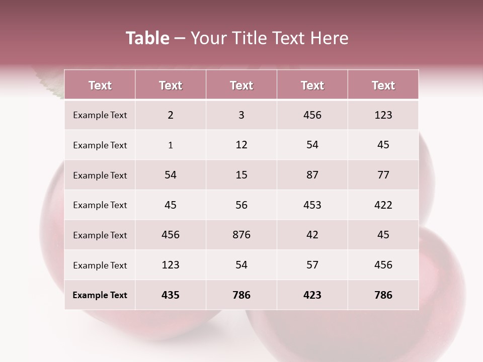Nature Berry Sweet PowerPoint Template