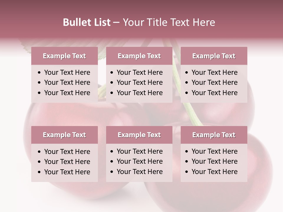 Nature Berry Sweet PowerPoint Template