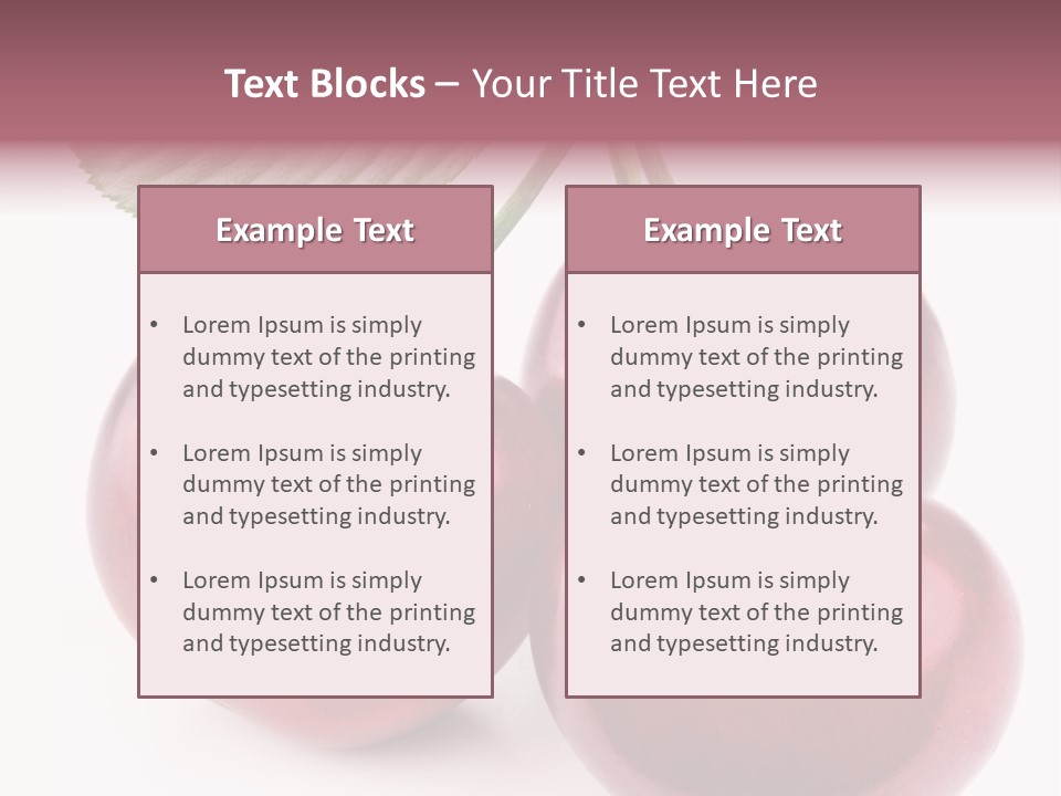 Nature Berry Sweet PowerPoint Template