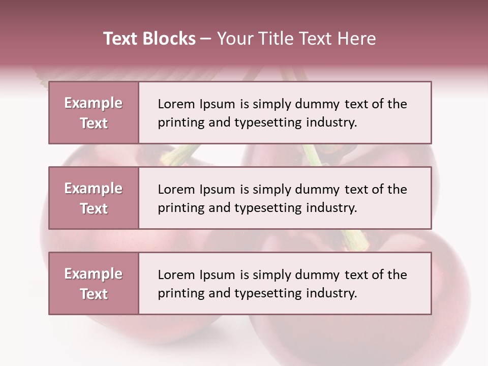 Nature Berry Sweet PowerPoint Template