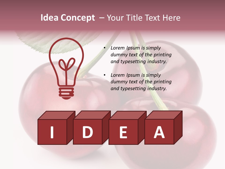 Nature Berry Sweet PowerPoint Template